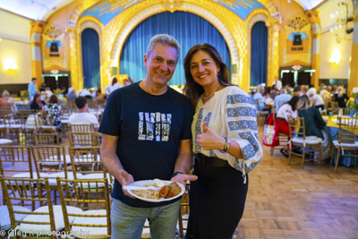 Celebrating the 27th anniversary of Ukrainian Independence.  Festive concert and dinner in Ukrainian Cultural Center.