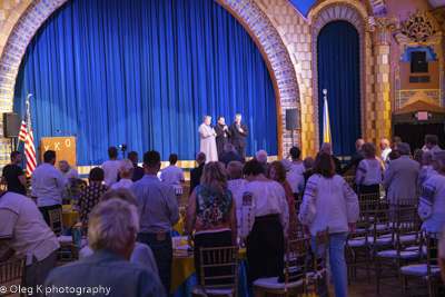 Celebrating the 27th anniversary of Ukrainian Independence.  Festive concert and dinner in Ukrainian Cultural Center.