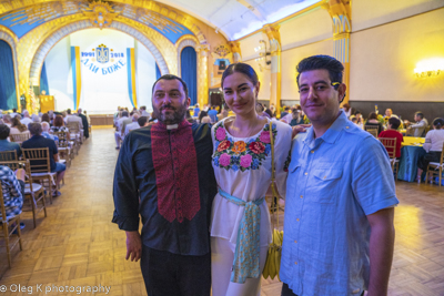 Celebrating the 27th anniversary of Ukrainian Independence.  Festive concert and dinner in Ukrainian Cultural Center.