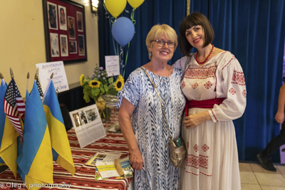 Celebrating the 27th anniversary of Ukrainian Independence.  Festive concert and dinner in Ukrainian Cultural Center.