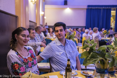 Celebrating the 27th anniversary of Ukrainian Independence.  Festive concert and dinner in Ukrainian Cultural Center.