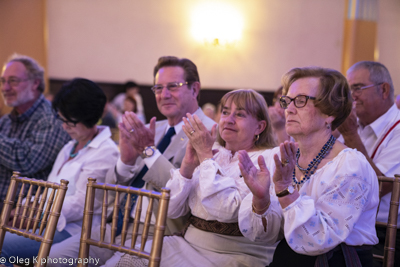 Celebrating the 27th anniversary of Ukrainian Independence.  Festive concert and dinner in Ukrainian Cultural Center.