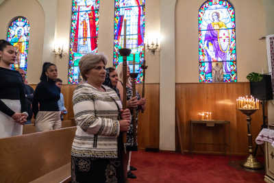 Divine Liturgy and Blessing of Baskets. 