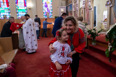 Divine Liturgy and Blessing of Baskets. 