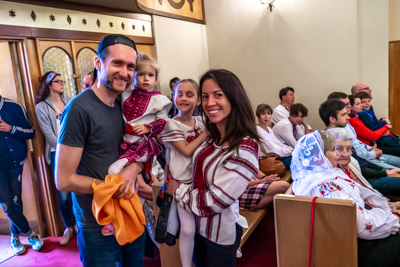 Divine Liturgy and Blessing of Baskets. 