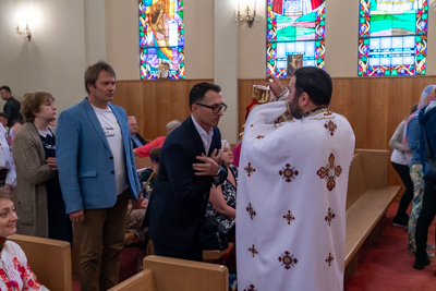 Divine Liturgy and Blessing of Baskets. 