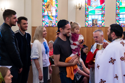 Divine Liturgy and Blessing of Baskets. 