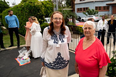 Divine Liturgy and Blessing of Baskets. 