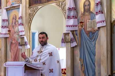 Divine Liturgy and Blessing of Baskets. 