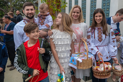 Divine Liturgy and Blessing of Baskets. 