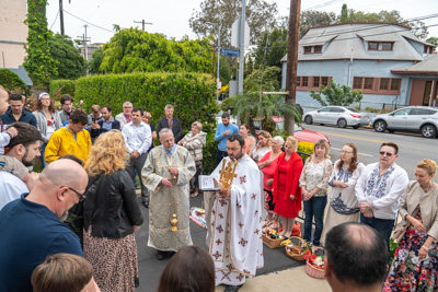 Divine Liturgy and Blessing of Baskets. 