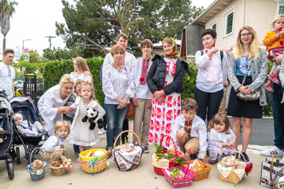 Divine Liturgy and Blessing of Baskets. 