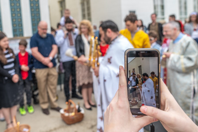 Divine Liturgy and Blessing of Baskets. 