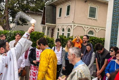 Divine Liturgy and Blessing of Baskets. 