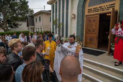 Divine Liturgy and Blessing of Baskets. 