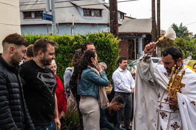 Divine Liturgy and Blessing of Baskets. 