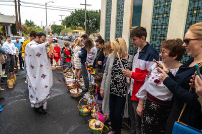 Divine Liturgy and Blessing of Baskets. 