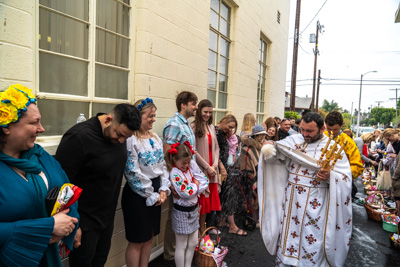 Divine Liturgy and Blessing of Baskets. 