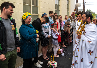 Divine Liturgy and Blessing of Baskets. 