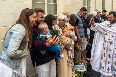 Divine Liturgy and Blessing of Baskets. 