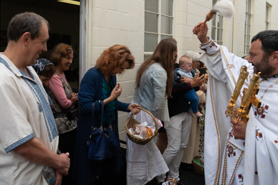 Divine Liturgy and Blessing of Baskets. 