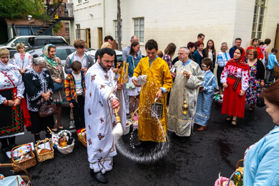 Divine Liturgy and Blessing of Baskets. 