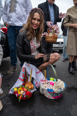 Divine Liturgy and Blessing of Baskets. 