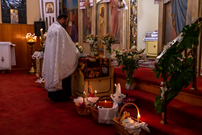 Easter Matins. Paschal Procession followed by Paschal Matins and Blessing of Baskets