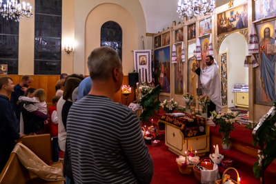 Easter Matins. Paschal Procession followed by Paschal Matins and Blessing of Baskets