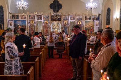 Easter Matins. Paschal Procession followed by Paschal Matins and Blessing of Baskets