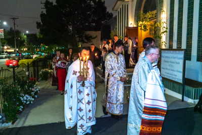 Easter Matins. Paschal Procession followed by Paschal Matins and Blessing of Baskets