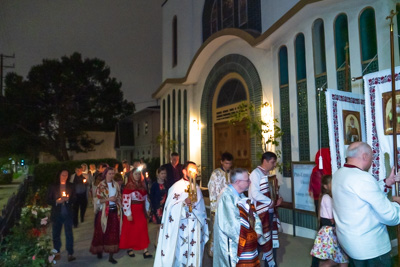 Easter Matins. Paschal Procession followed by Paschal Matins and Blessing of Baskets