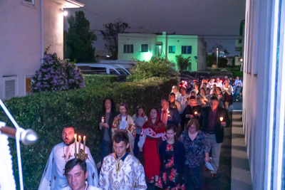 Easter Matins. Paschal Procession followed by Paschal Matins and Blessing of Baskets