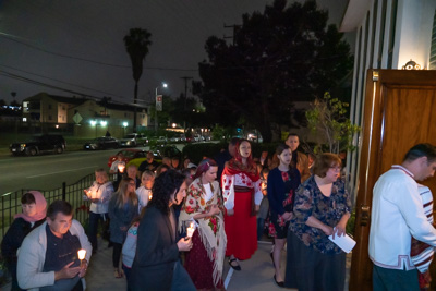Easter Matins. Paschal Procession followed by Paschal Matins and Blessing of Baskets