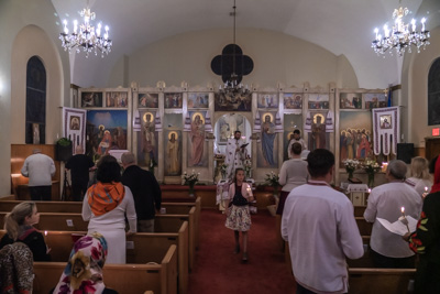 Easter Matins. Paschal Procession followed by Paschal Matins and Blessing of Baskets