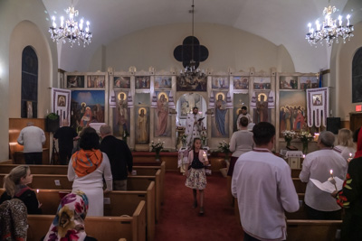 Easter Matins. Paschal Procession followed by Paschal Matins and Blessing of Baskets