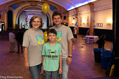 Celebrating the 28th anniversary of Ukrainian Independence.  Festive concert and dinner in Ukrainian Cultural Center.