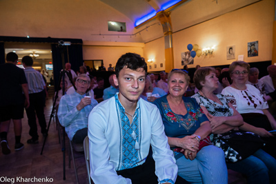 Celebrating the 28th anniversary of Ukrainian Independence.  Festive concert and dinner in Ukrainian Cultural Center.