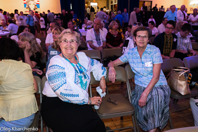 Celebrating the 28th anniversary of Ukrainian Independence.  Festive concert and dinner in Ukrainian Cultural Center.