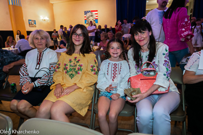 Celebrating the 28th anniversary of Ukrainian Independence.  Festive concert and dinner in Ukrainian Cultural Center.