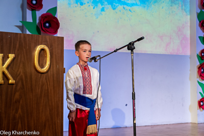 Celebrating the 28th anniversary of Ukrainian Independence.  Festive concert and dinner in Ukrainian Cultural Center.