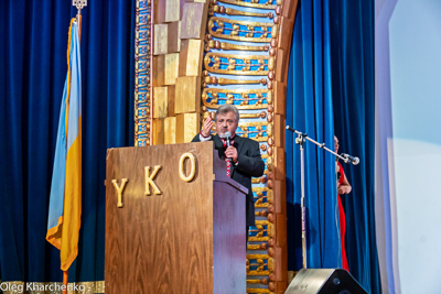 Celebrating the 28th anniversary of Ukrainian Independence.  Festive concert and dinner in Ukrainian Cultural Center.