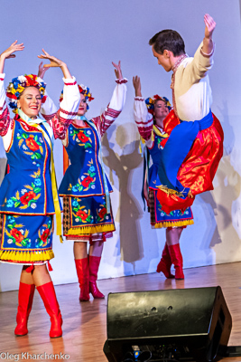 Celebrating the 28th anniversary of Ukrainian Independence.  Festive concert and dinner in Ukrainian Cultural Center.