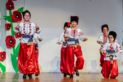 Celebrating the 28th anniversary of Ukrainian Independence.  Festive concert and dinner in Ukrainian Cultural Center.