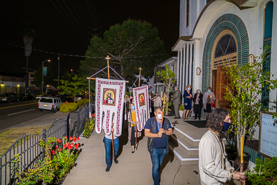 Easter Matins. Paschal Procession followed by Paschal Matins and Blessing of Baskets 2021