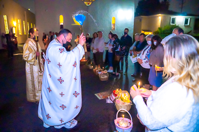 Easter Matins. Paschal Procession followed by Paschal Matins and Blessing of Baskets 2021