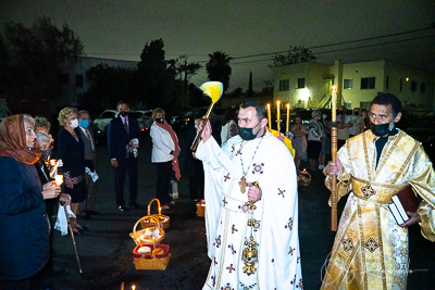 Easter Matins. Paschal Procession followed by Paschal Matins and Blessing of Baskets 2021