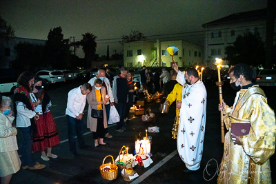 Easter Matins. Paschal Procession followed by Paschal Matins and Blessing of Baskets 2021