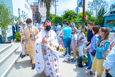 Divine Liturgy and Blessing of Baskets. 2021 