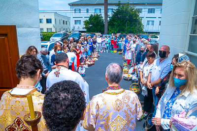 Divine Liturgy and Blessing of Baskets. 2021 